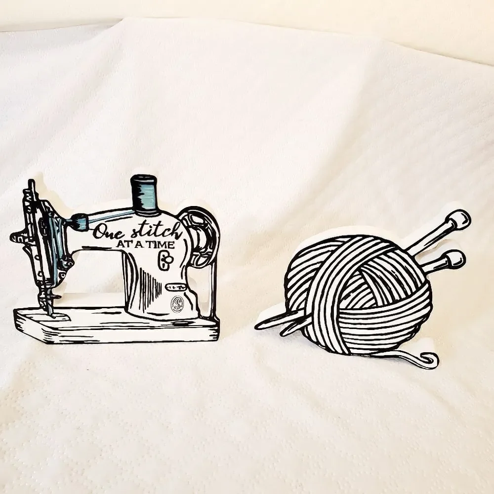 Sewing Machine & Yarn Tabletop Decor by Ashland